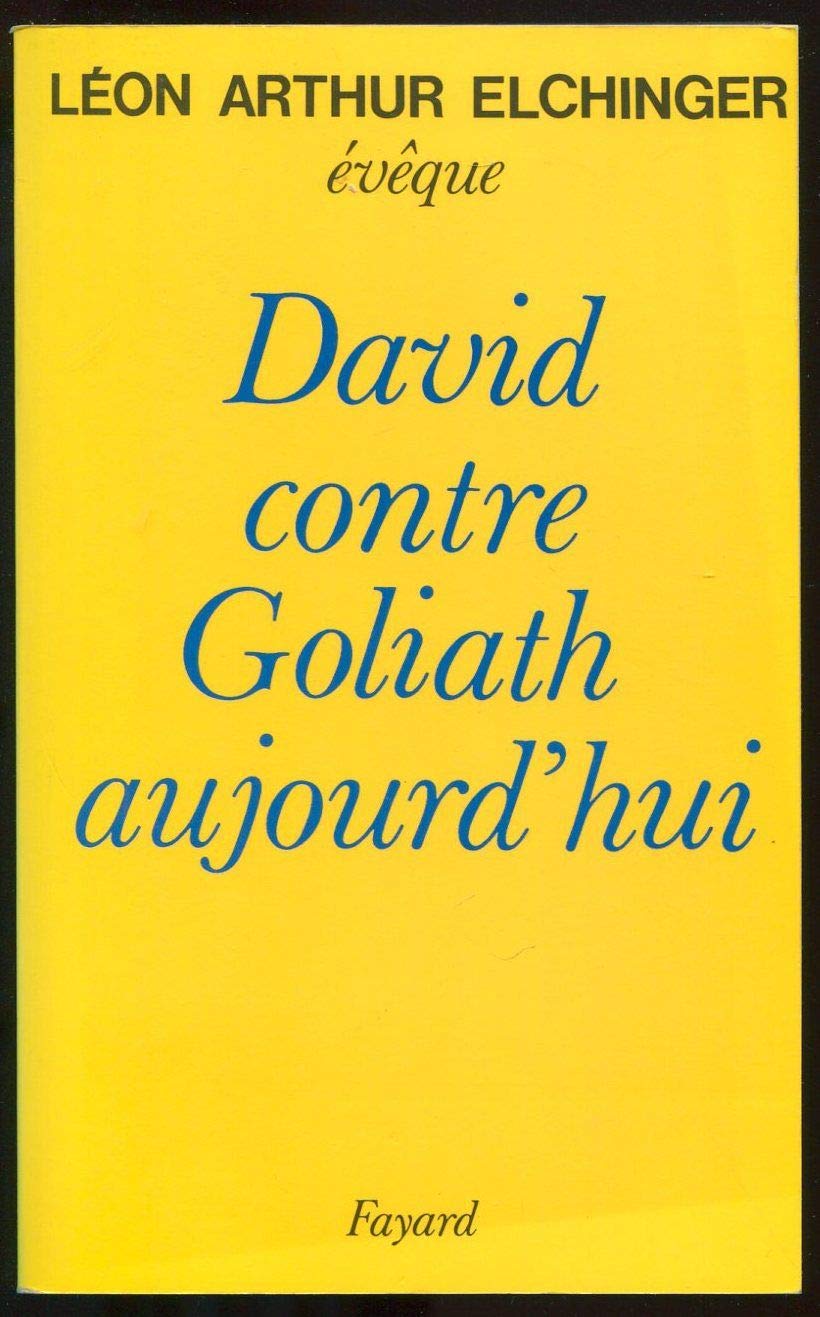 David contre Goliath aujourd'hui 9782213026688