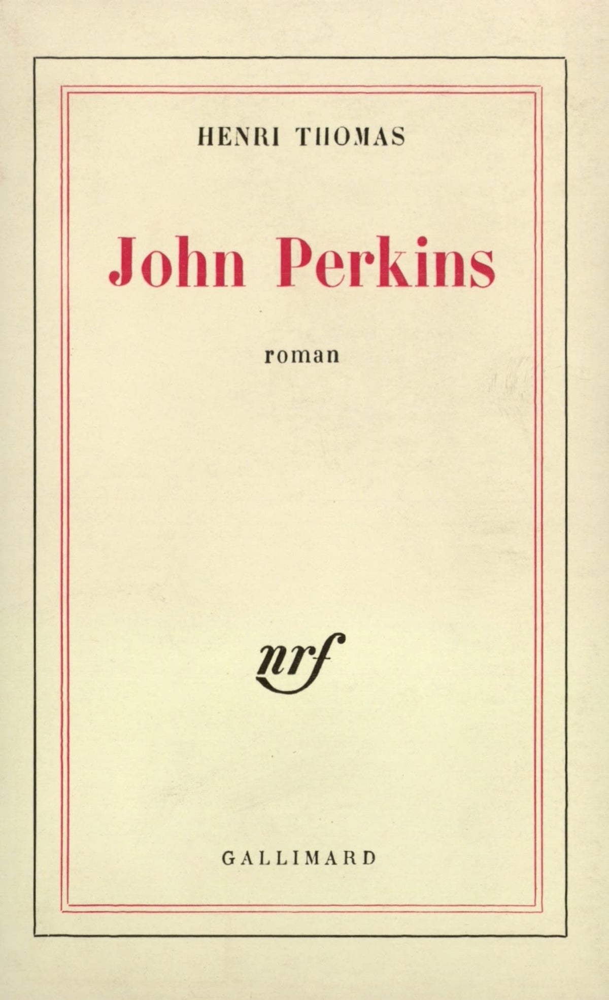 John Perkins : un scrupule 9782070262762