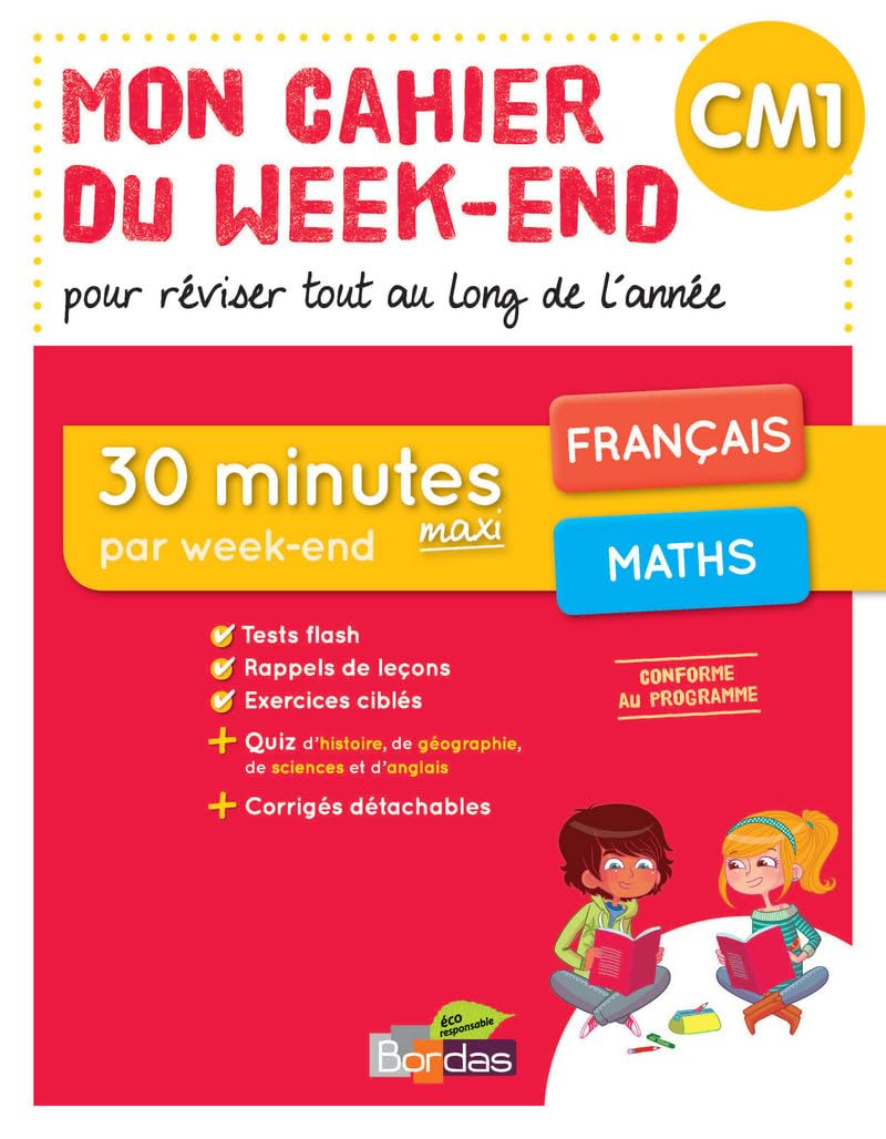 Mon cahier du week-end CM1 9782047350157