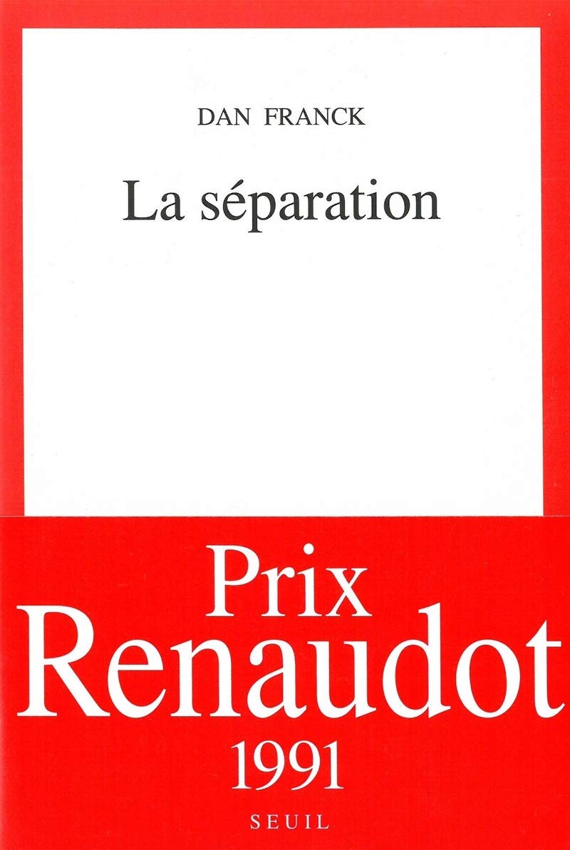 La séparation - Prix Renaudot 1991 9782020135252