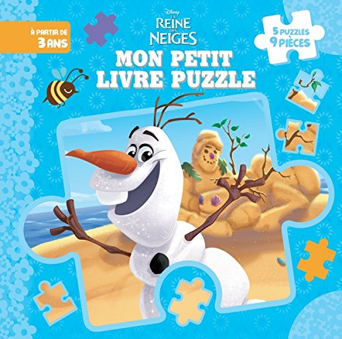 Disney La Reine des Neiges : mon livre-puzzle: 5 puzzles de 9 pièces 9782014010800