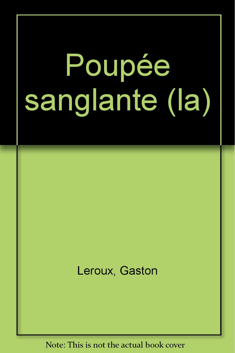 La Poupee Sanglante 9782051015592