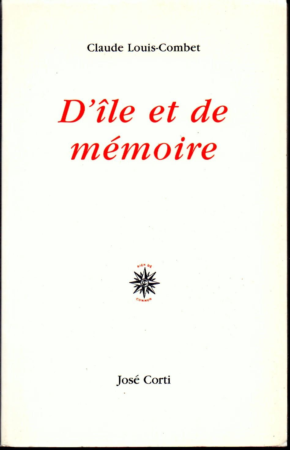 D'île et de mémoire 9782714308801