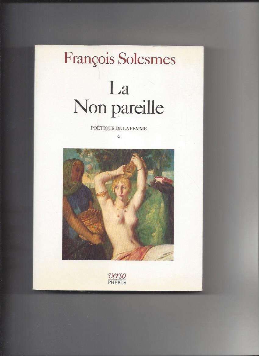 LA NON PAREILLE 9782859401894