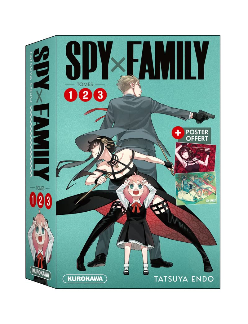 COFFRET - Spy x Family - tomes 1-2-3 + poster 9782380714487