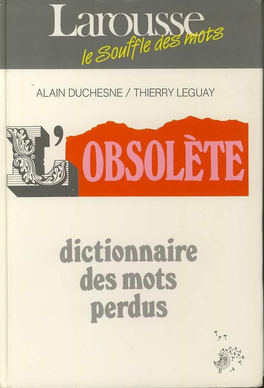 L'obsolète , dictionnaire des mots perdus 9782033300050