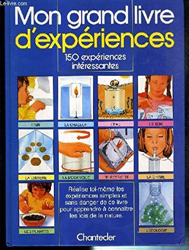 Grand livre d'expériences 9782803415830