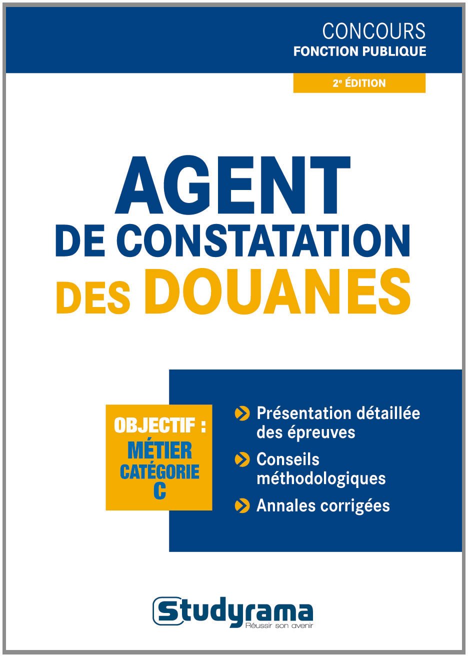 Agent de constatation des douanes 9782759022809