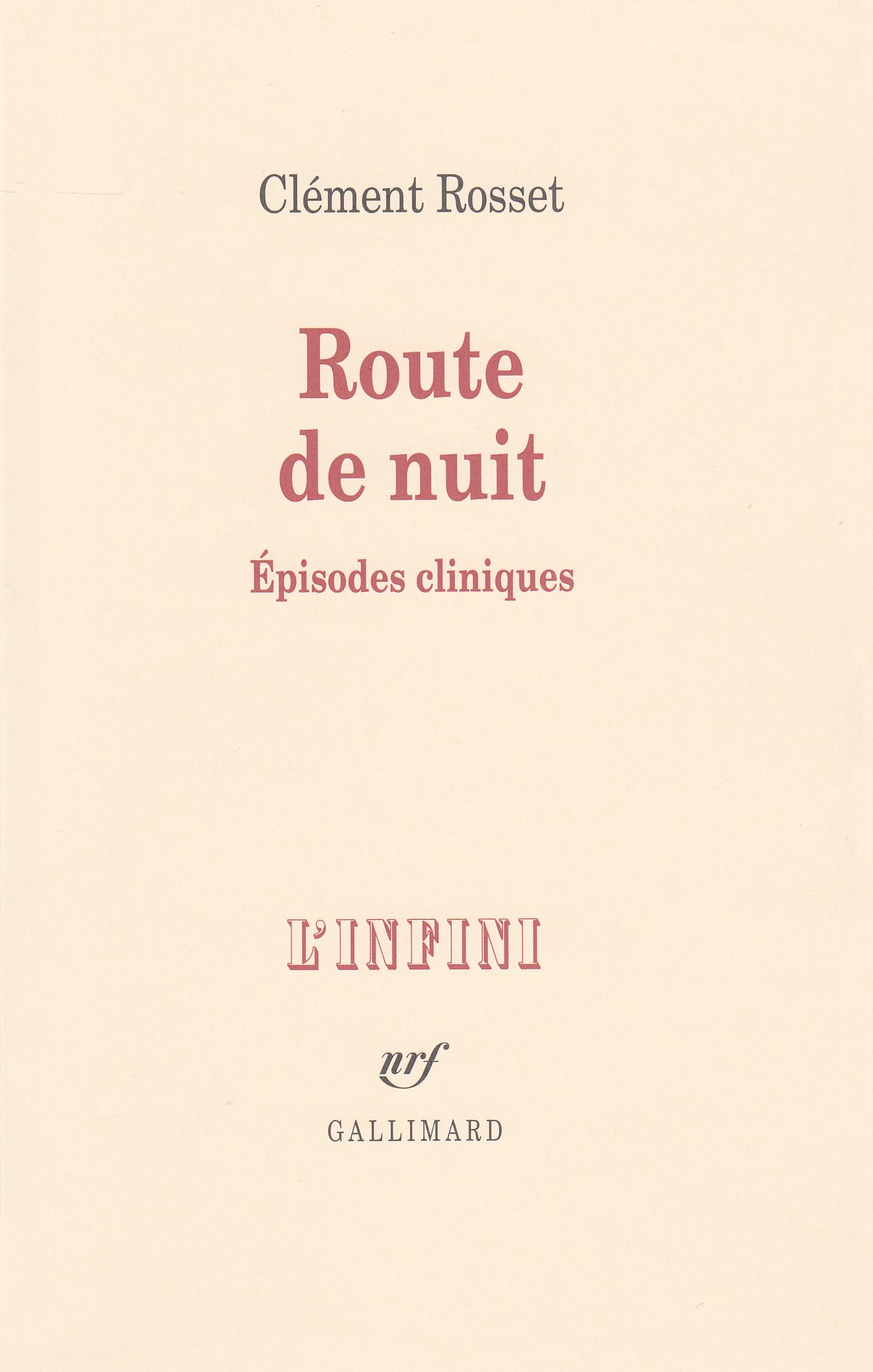 Route de nuit 9782070756186