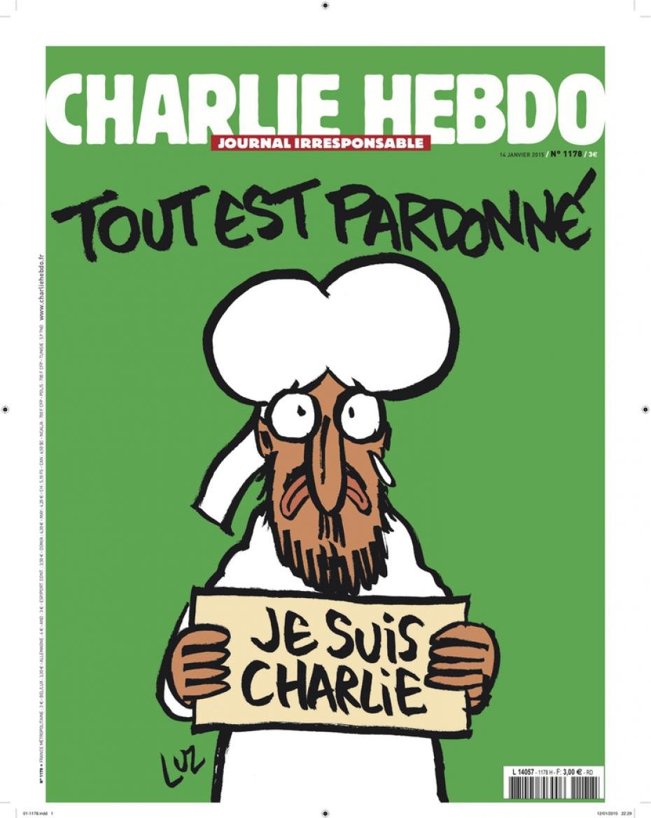 Charlie Hebdo N°1178 : "Tout est pardonné"