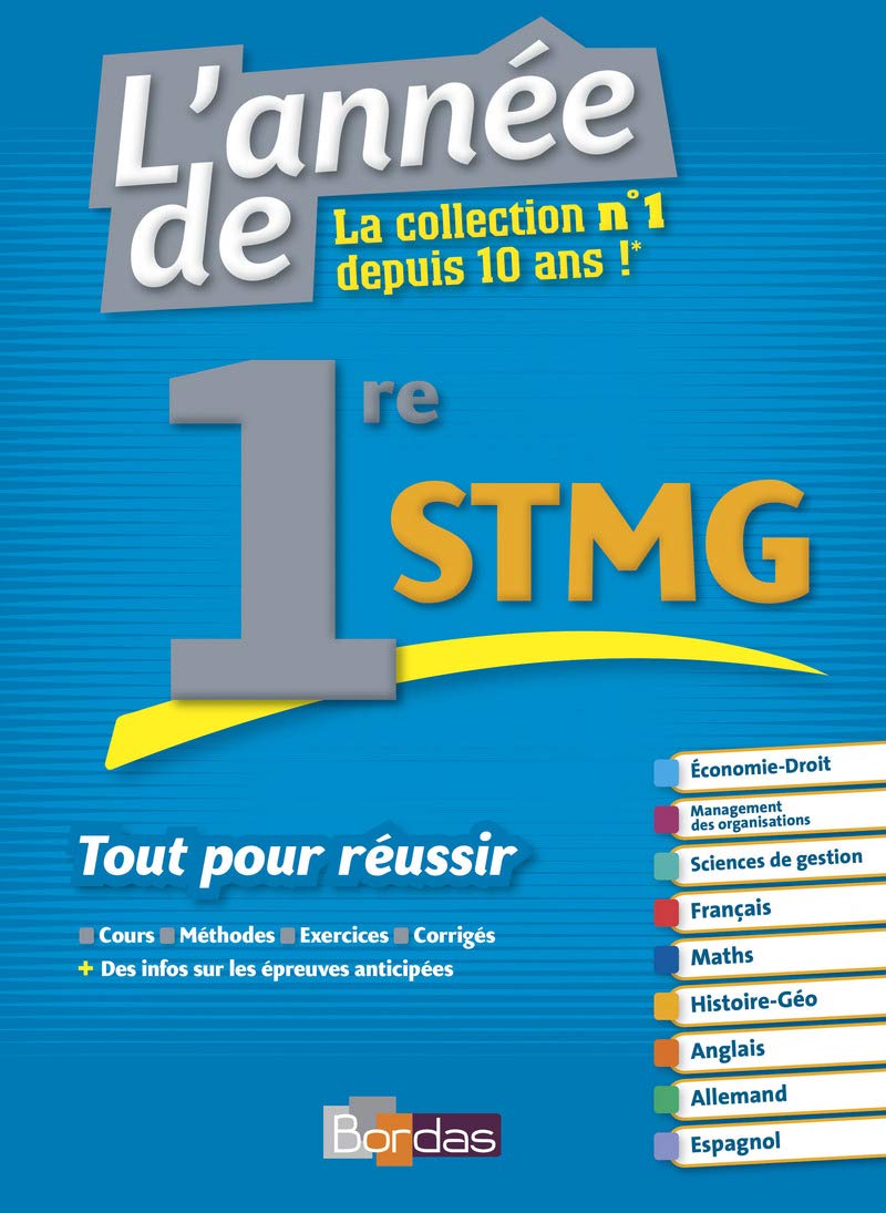 L'année de 1re STMG 9782047355367