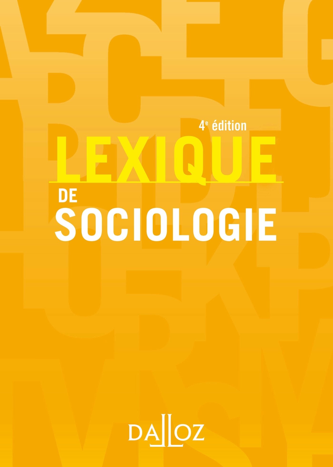 Lexique de sociologie 9782247130054