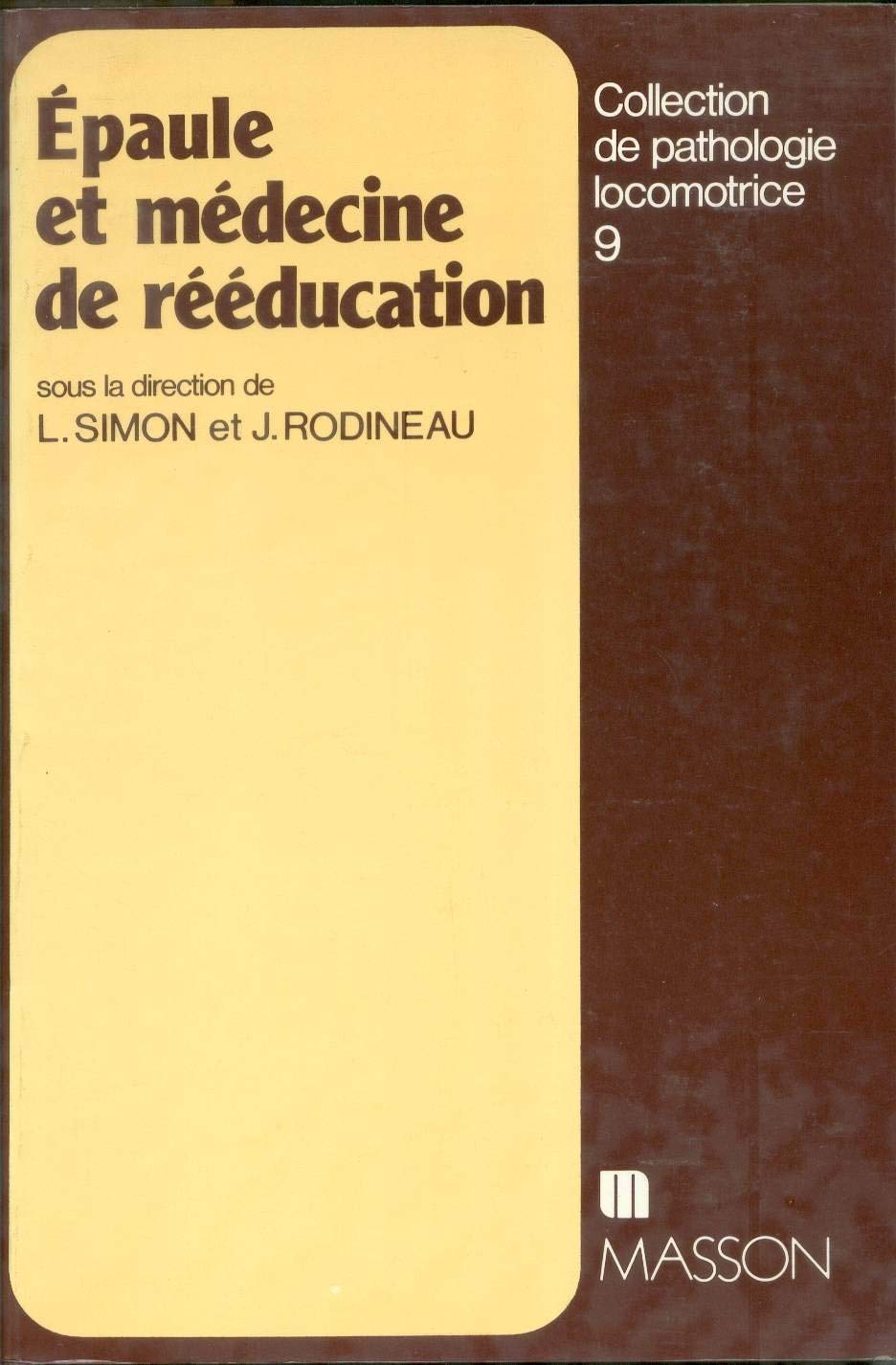 Epaule et medecine de rééducation 9782225802478