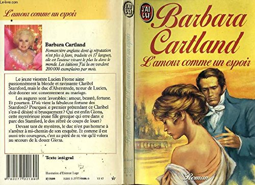 L'amour comme un espoir ** 9782277221890