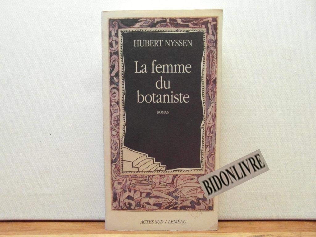 La femme du botaniste 9782868698865