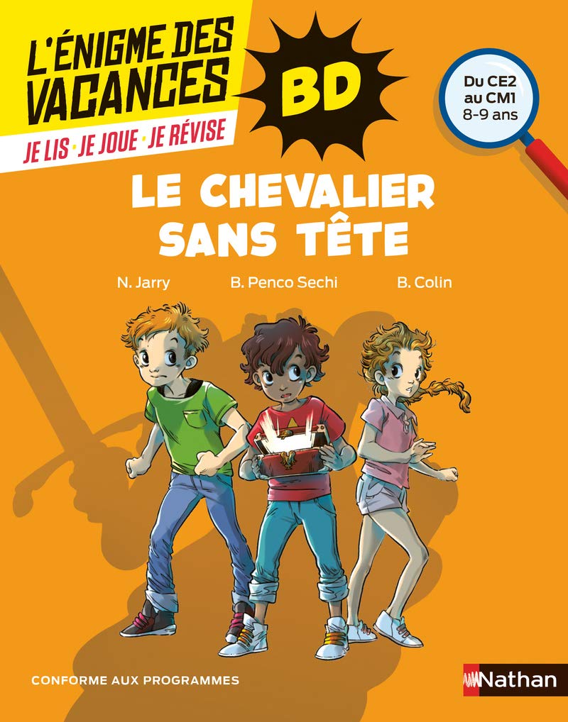Enigme des vacances BD - Le chevalier sans tête - CE2/CM1 9782091934181