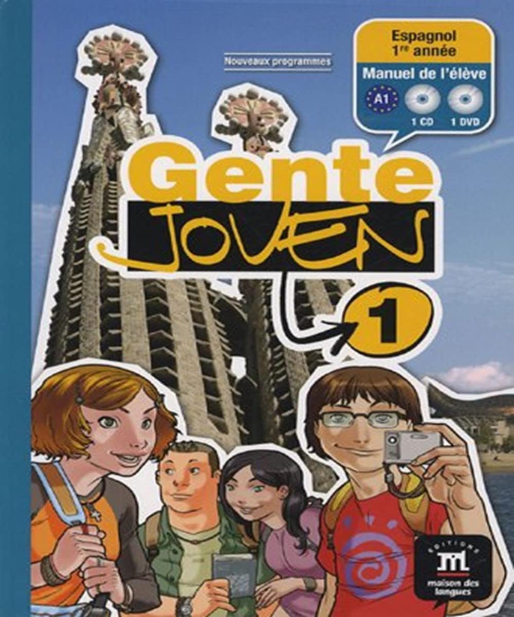 GENTE JOVEN 1 - LIVRE DE L'ELEVE - CD+DVD 9782356850003