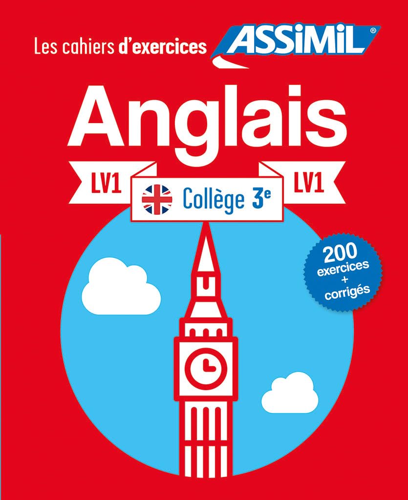 Cahier d'Exercices Anglais Collège | Niveau 3ème | Assimil 9782700507409