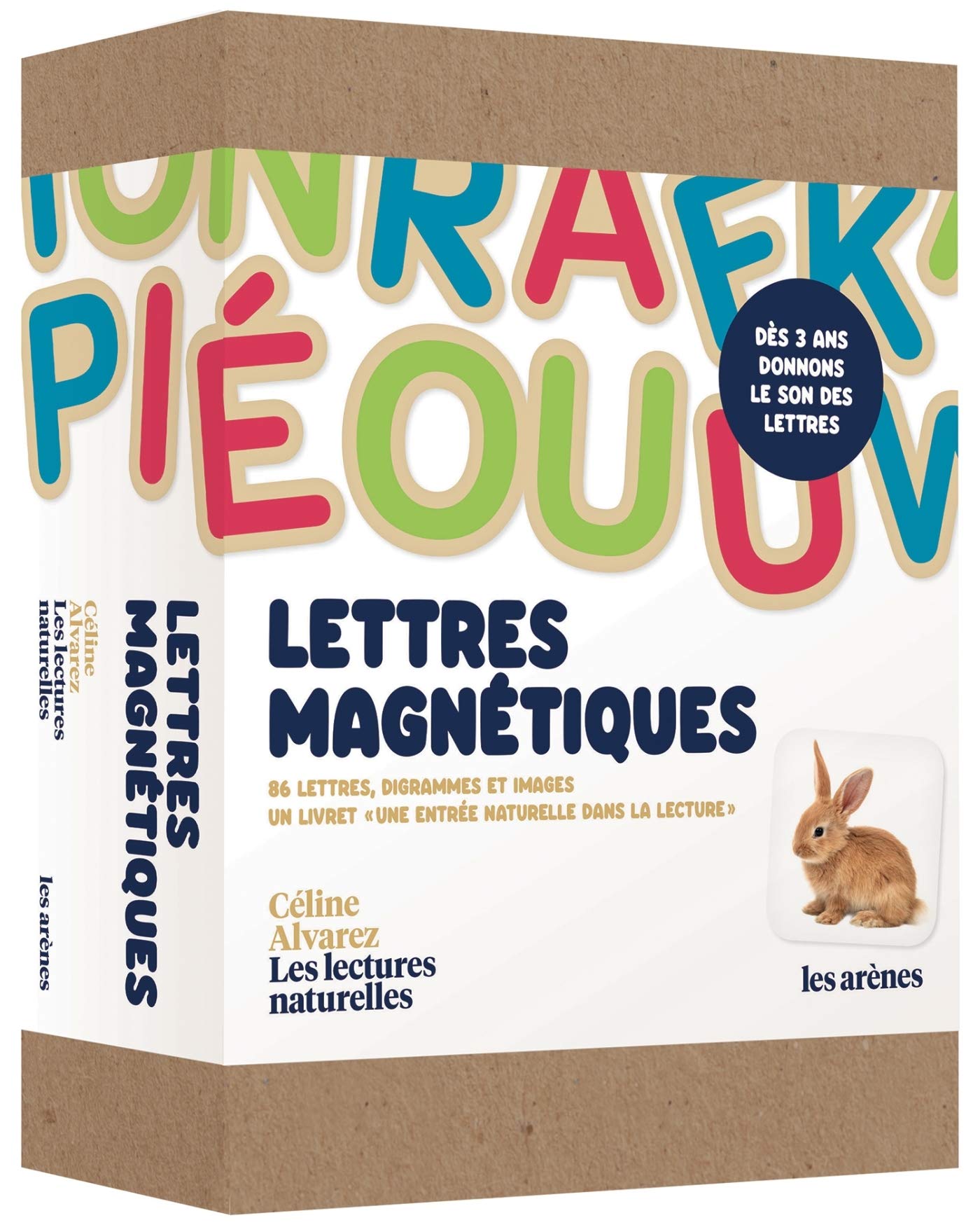 Coffret Lettres magnétiques "Céline Alvarez Les Lectures naturelles" 9782711201372