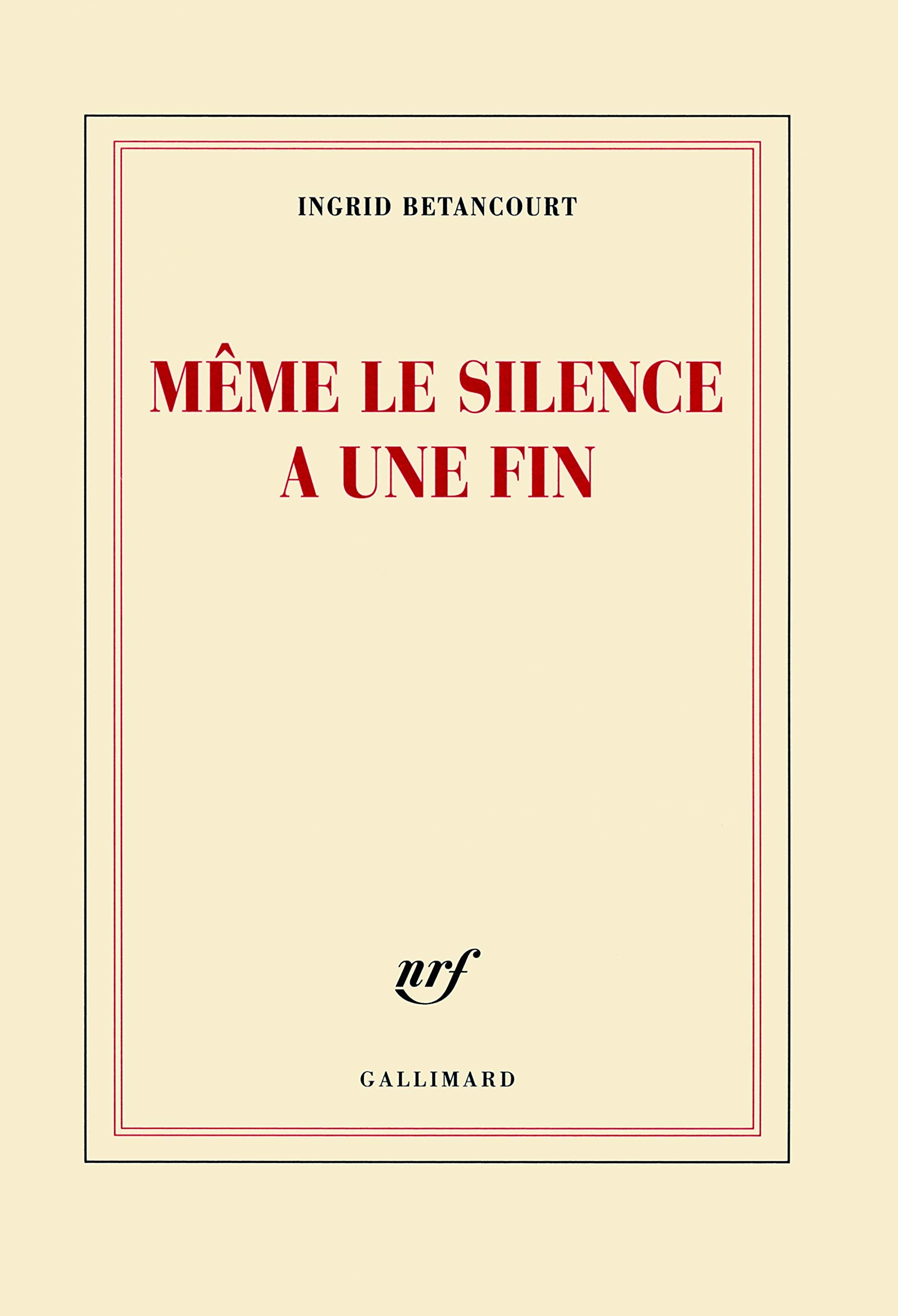 Même le silence a une fin 9782070126644
