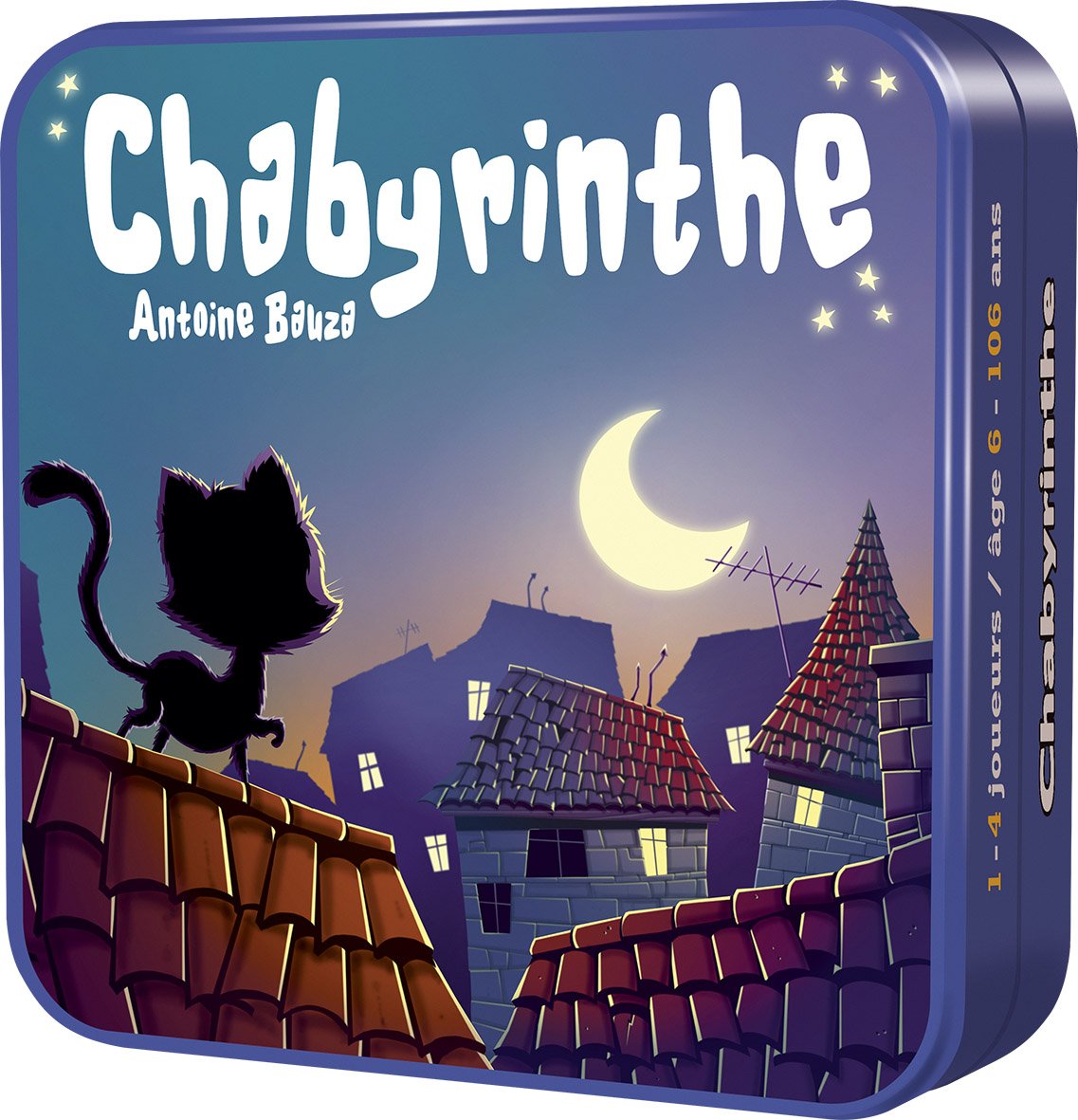 Asmodee - Chabyrinthe - Ancienne Edition - Jeu de Société Familial pour Enfants dès 6 Ans - Jeu de Cartes - Réflexion & Tactique - Trouvez la Sortie du Labyrinthe - 1 à 4 Joueurs - 30 Min 3760052142109