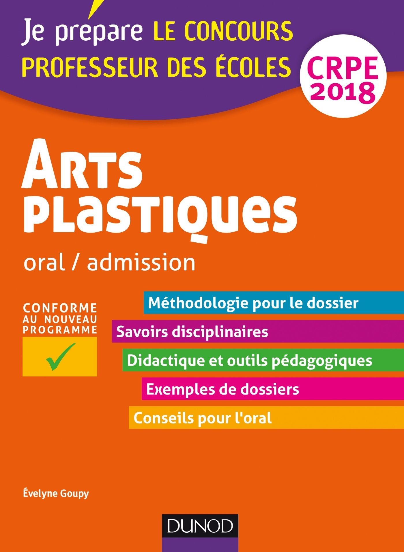 Arts plastiques - Oral / admission - CRPE 2018 (2018) 9782100767823