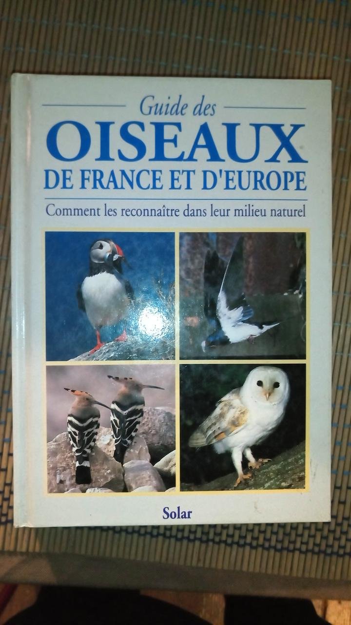 Guide des oiseaux de France et d'europe 9782263017216