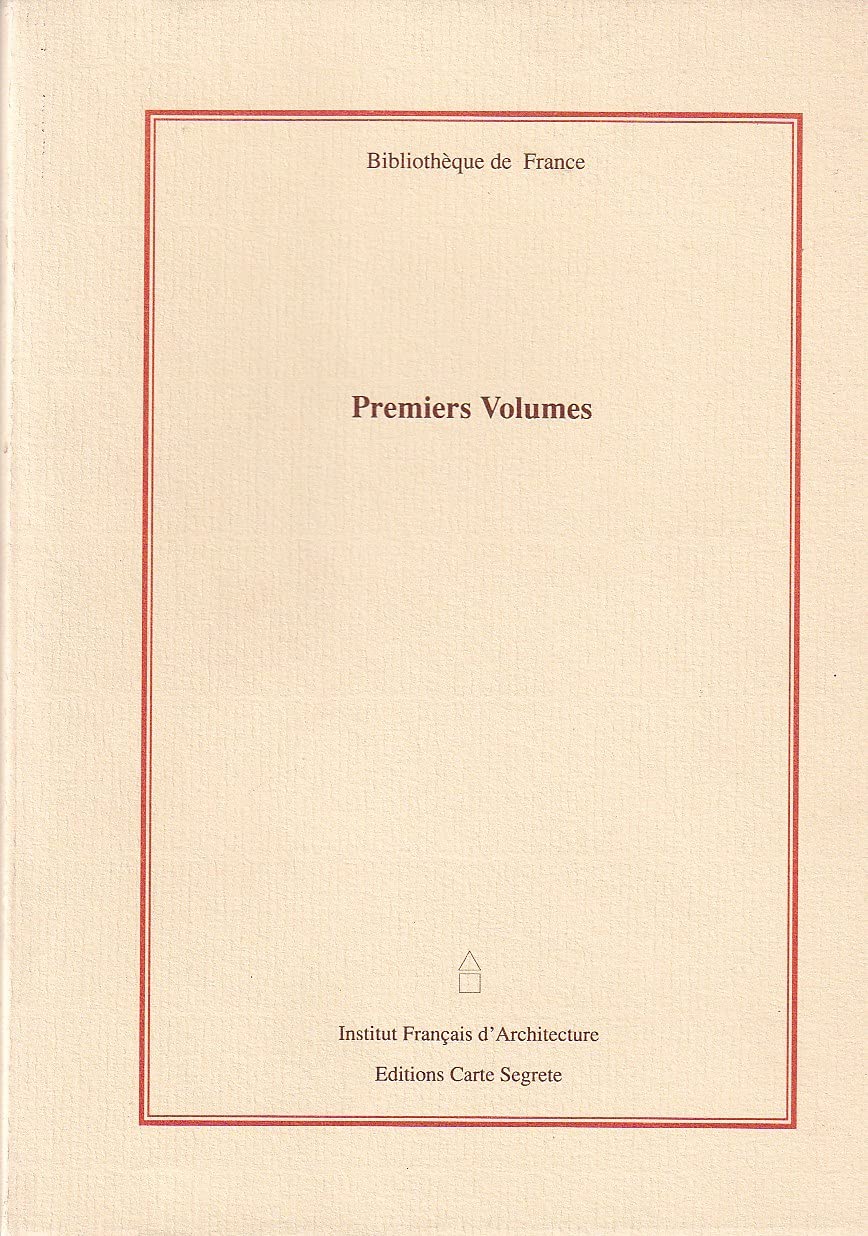 Premiers volumes 9782879039008