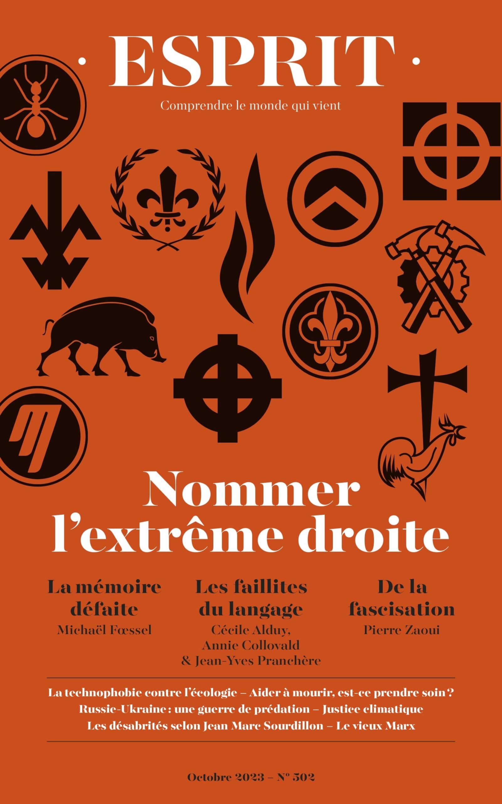 Esprit - Nommer l'extrême droite: Octobre 2023 9782372342704