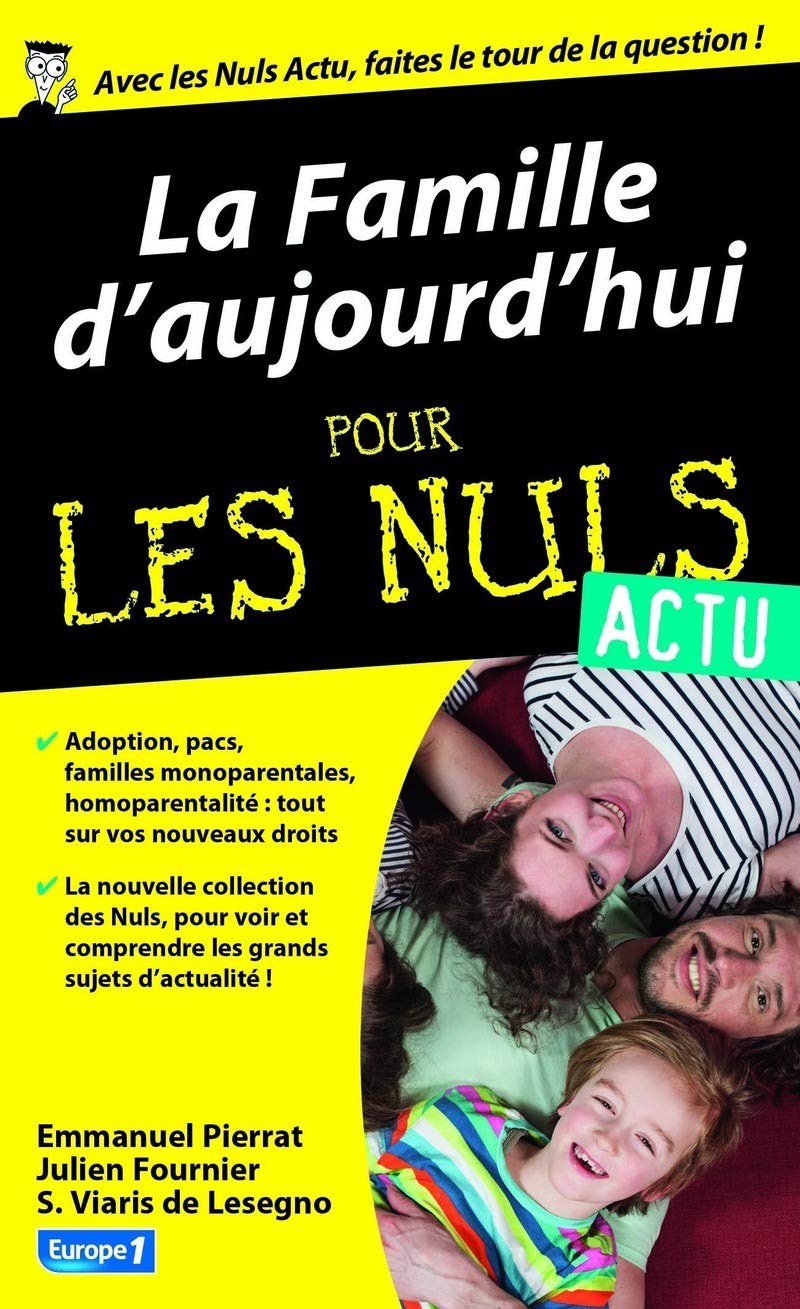 La famille d'aujourd'hui pour les nuls actu 9782754052801
