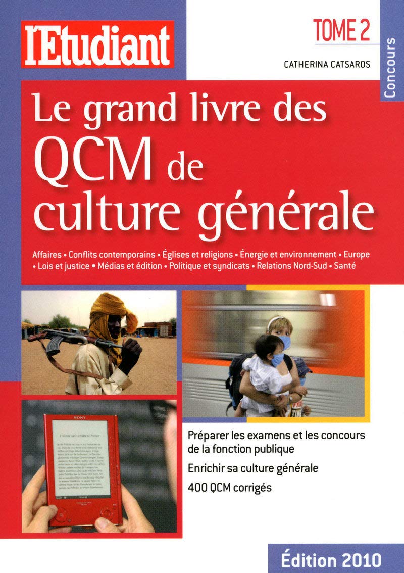 Le grand livre des QCM de culture générale - tome 2 9782817600093