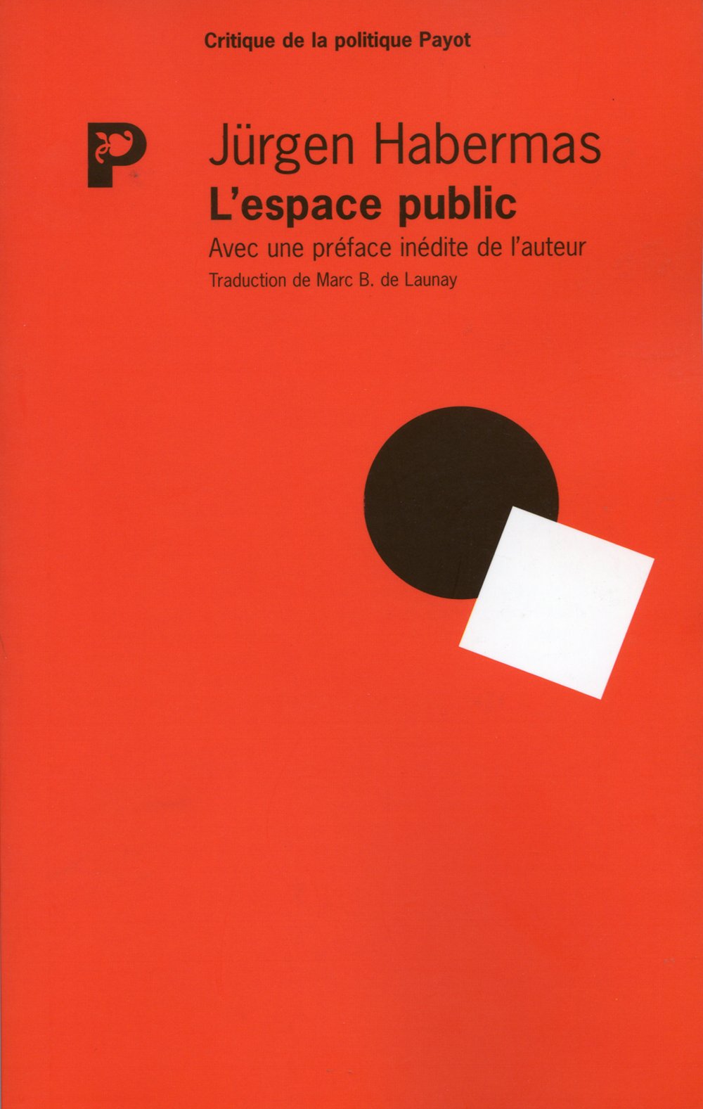 L'Espace public 9782228880138