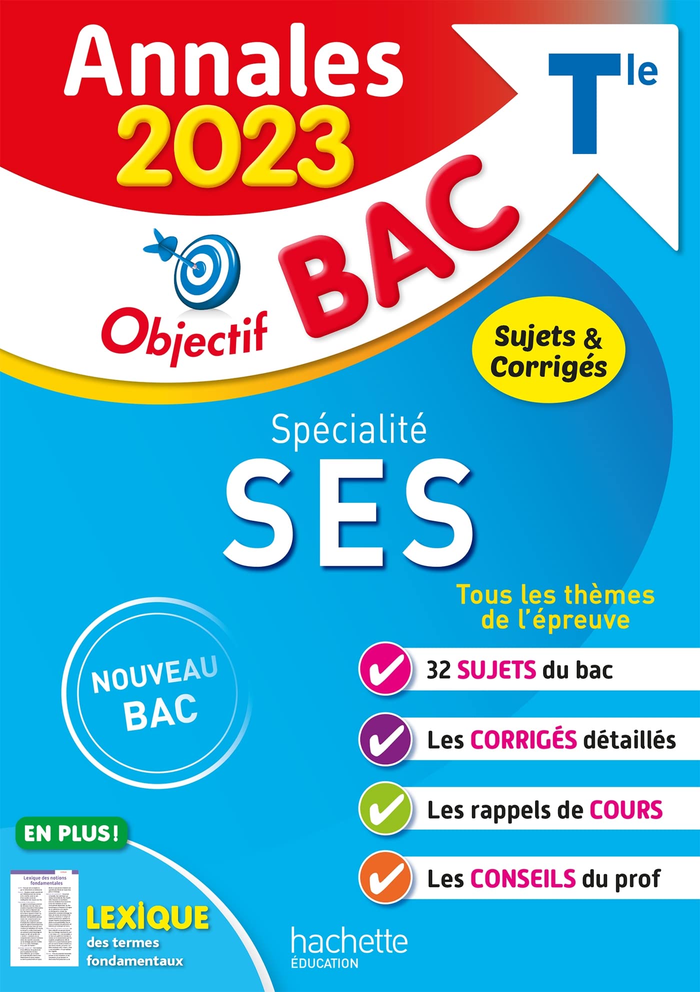 Annales Objectif BAC 2023 - Spécialité SES 9782017194279