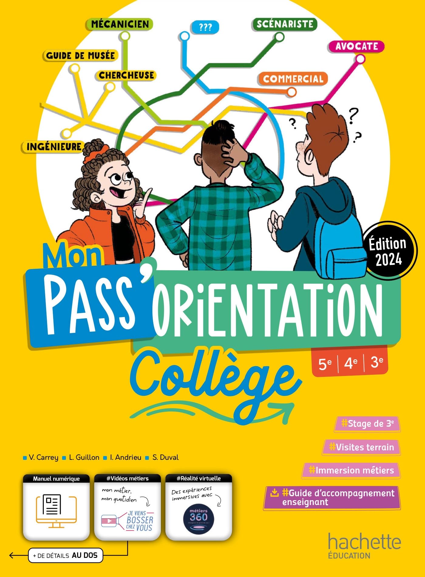 Mon Pass'Orientation Collège - livre élève - Éd. 2024 9782017003519