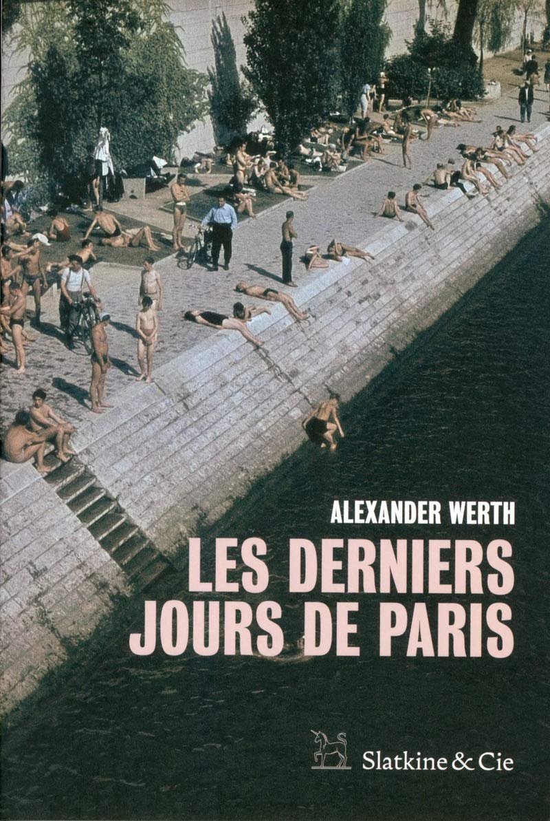Les derniers jours de Paris 9782889440252