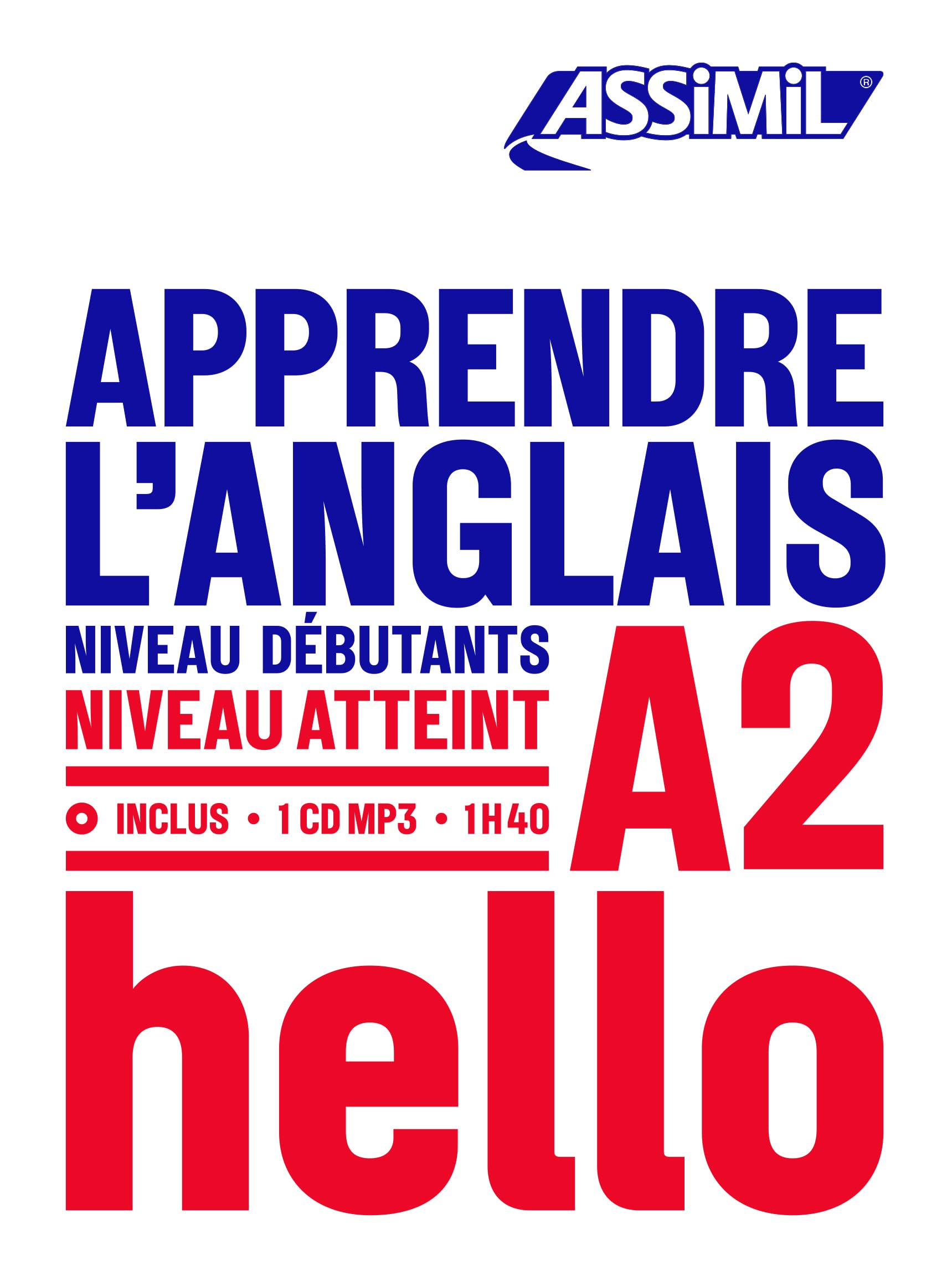 Apprendre L'Anglais - niveau A2: Book + 1 CD Mp3 9782700570755
