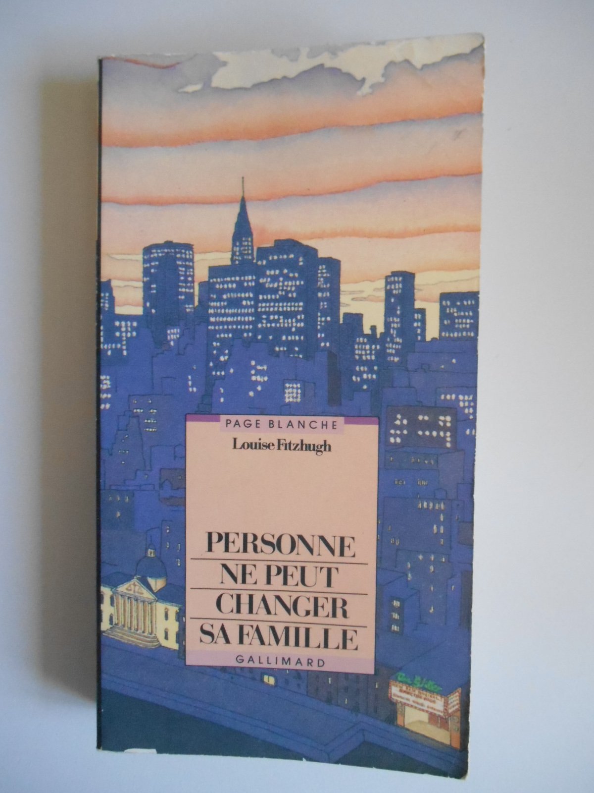 Personne ne peut changer sa famille 9782070563678