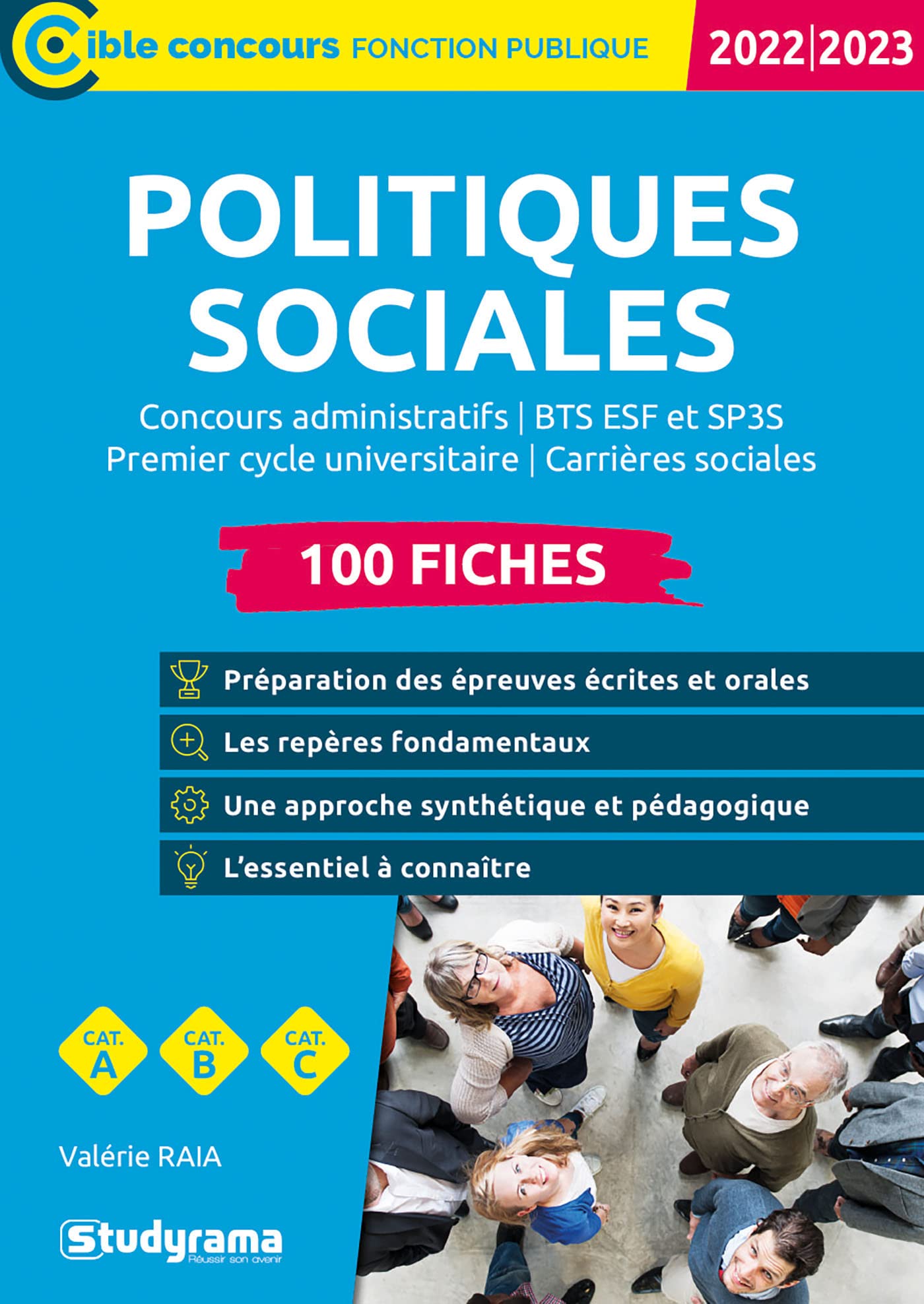 Politiques sociales – 100 fiches: 2022/2023 – Catégories A, B, C 9782759048984