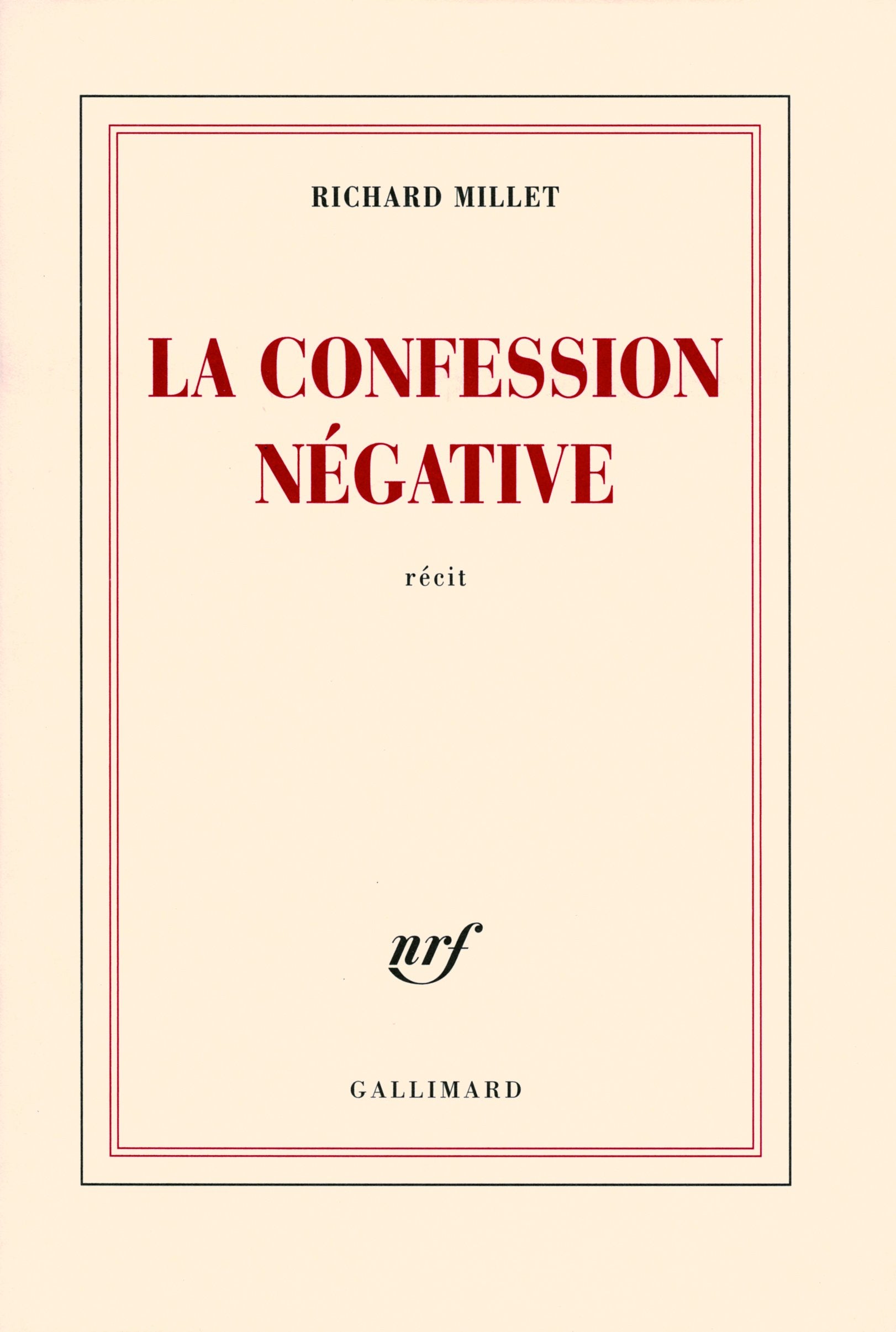 La confession négative 9782070124138