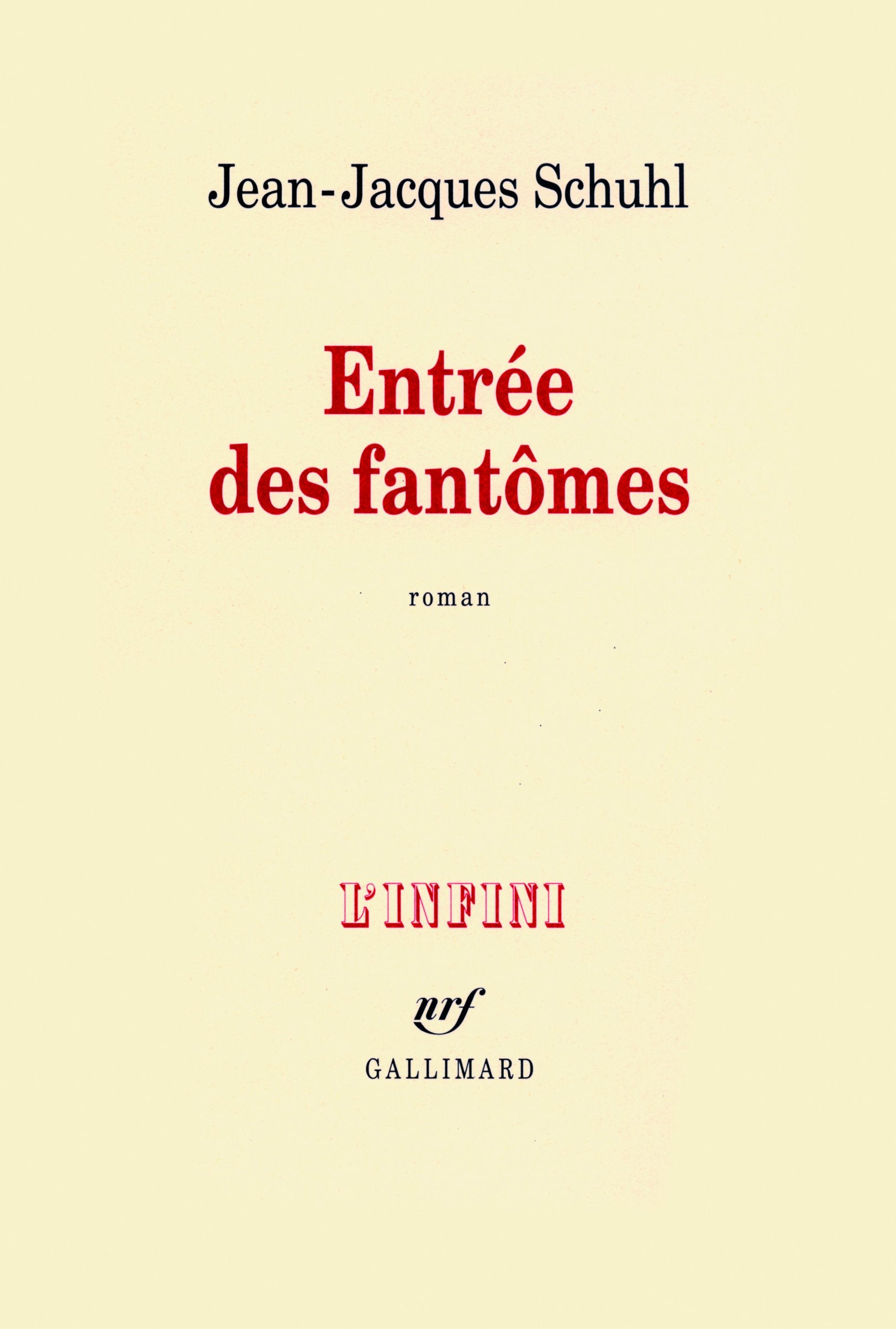 Entrée des fantômes 9782070128204