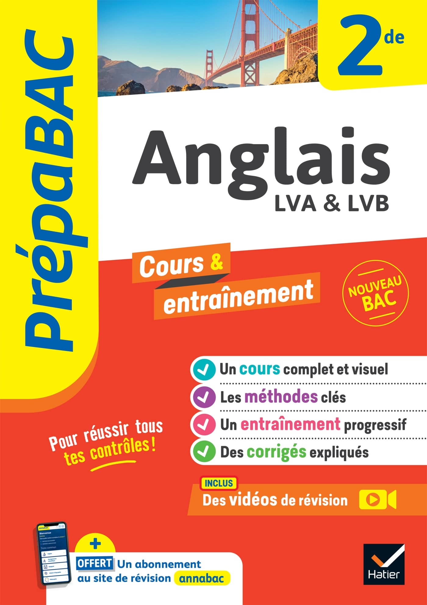 Prépabac - Anglais 2de: cours, méthodes & entraînement (programme de Seconde) 9782401095083