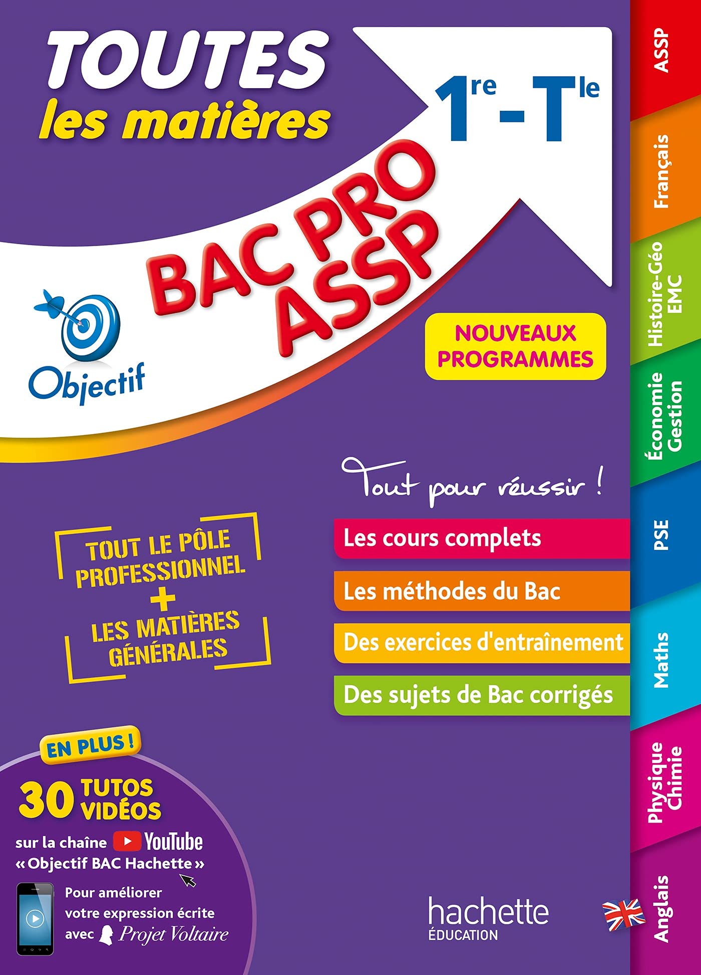 Objectif BAC PRO ASSP (1re et Term) - Toutes les matières BAC 2024 9782017150824