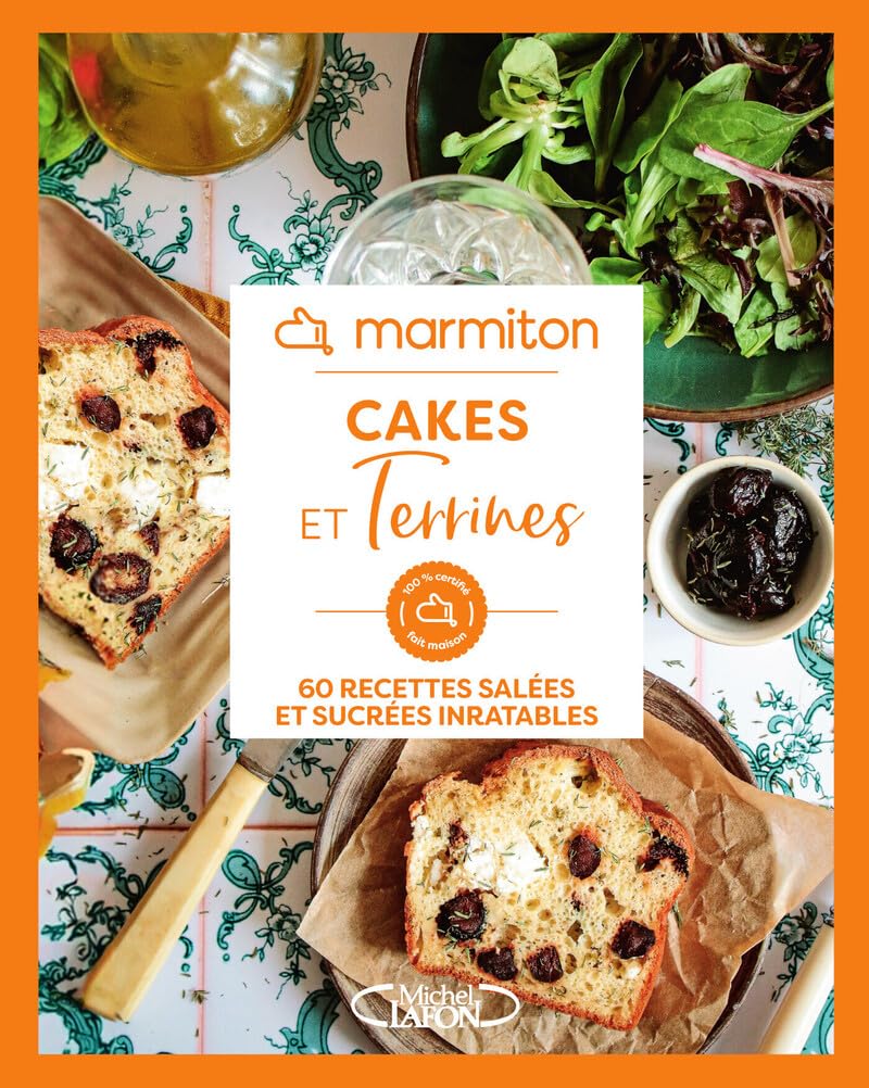 Marmiton - Cakes et terrines - 60 recettes salées et sucrées inratables 9782749957579