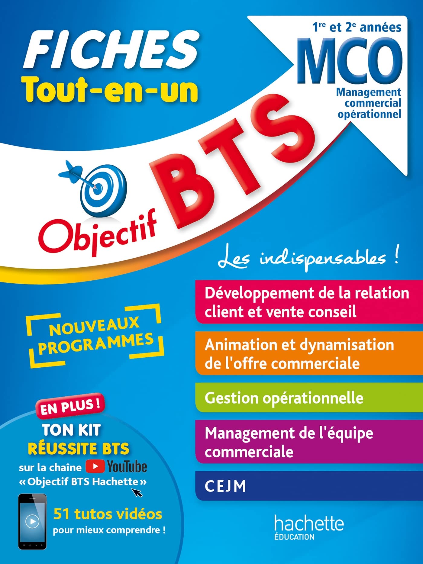 Objectif BTS MCO - Fiches Tout-en-un 9782017182023
