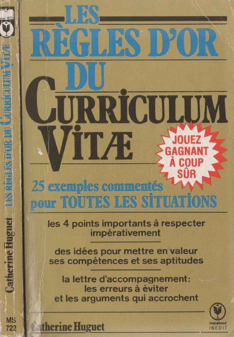Les Règles d'or du curriculum vitae 9782501007412