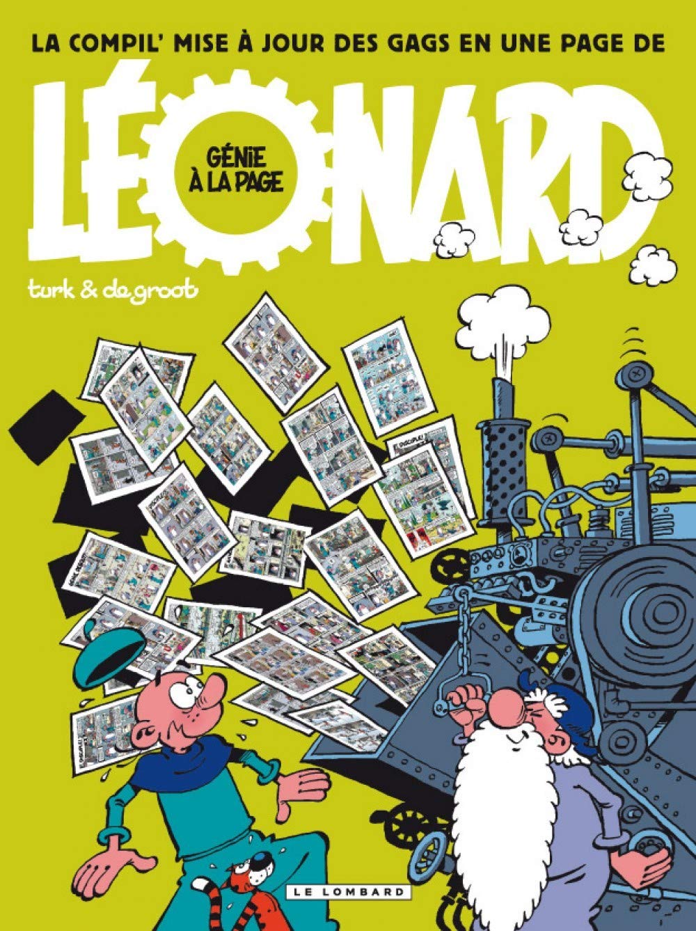 Leonard - tome 0 - Genie a la page. La Compil' mise a jour des gags en une page Leonard 9782803629916