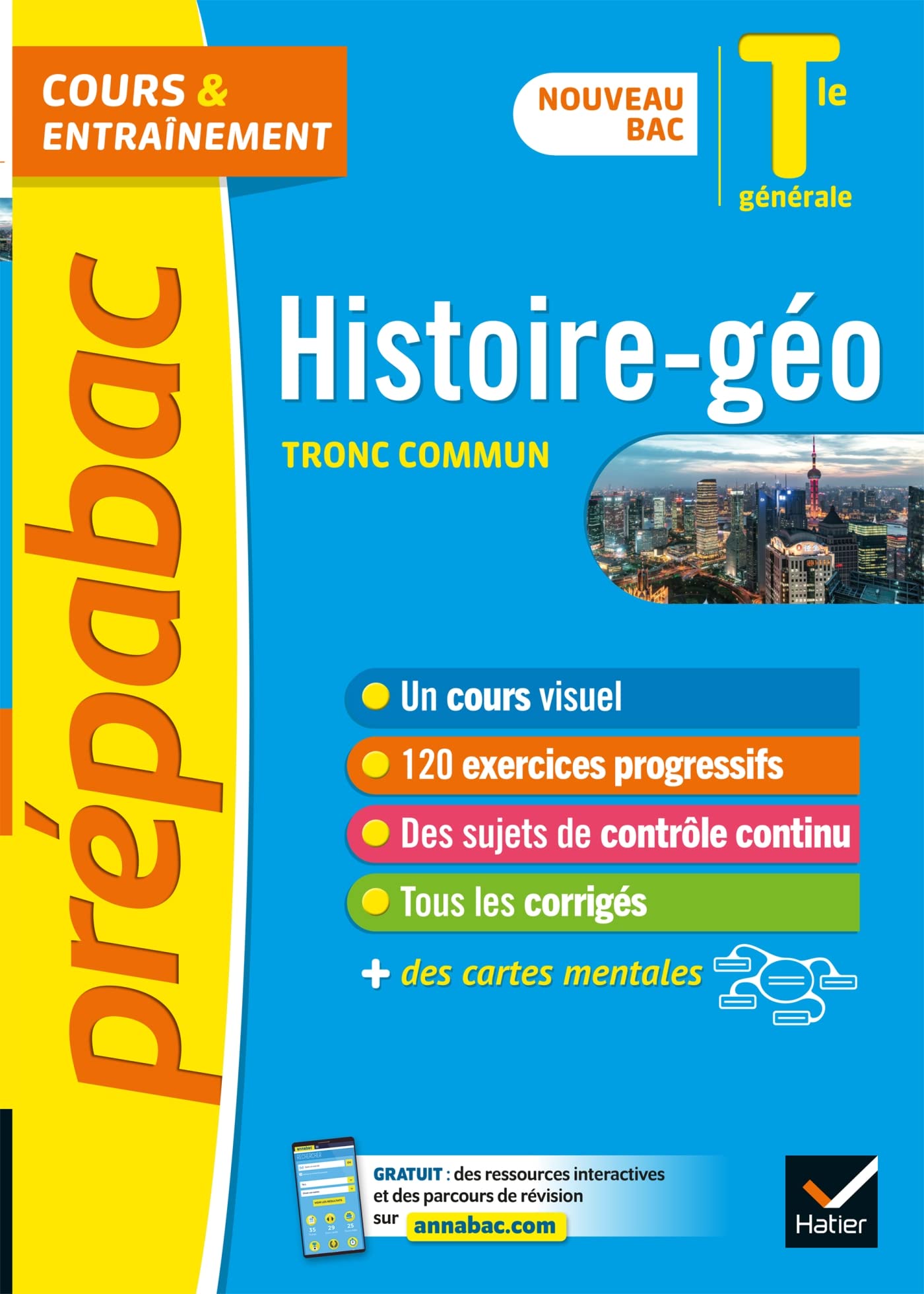Prépabac Histoire-Géographie Tle générale - Bac 2023: nouveau programme de Terminale 9782401064713