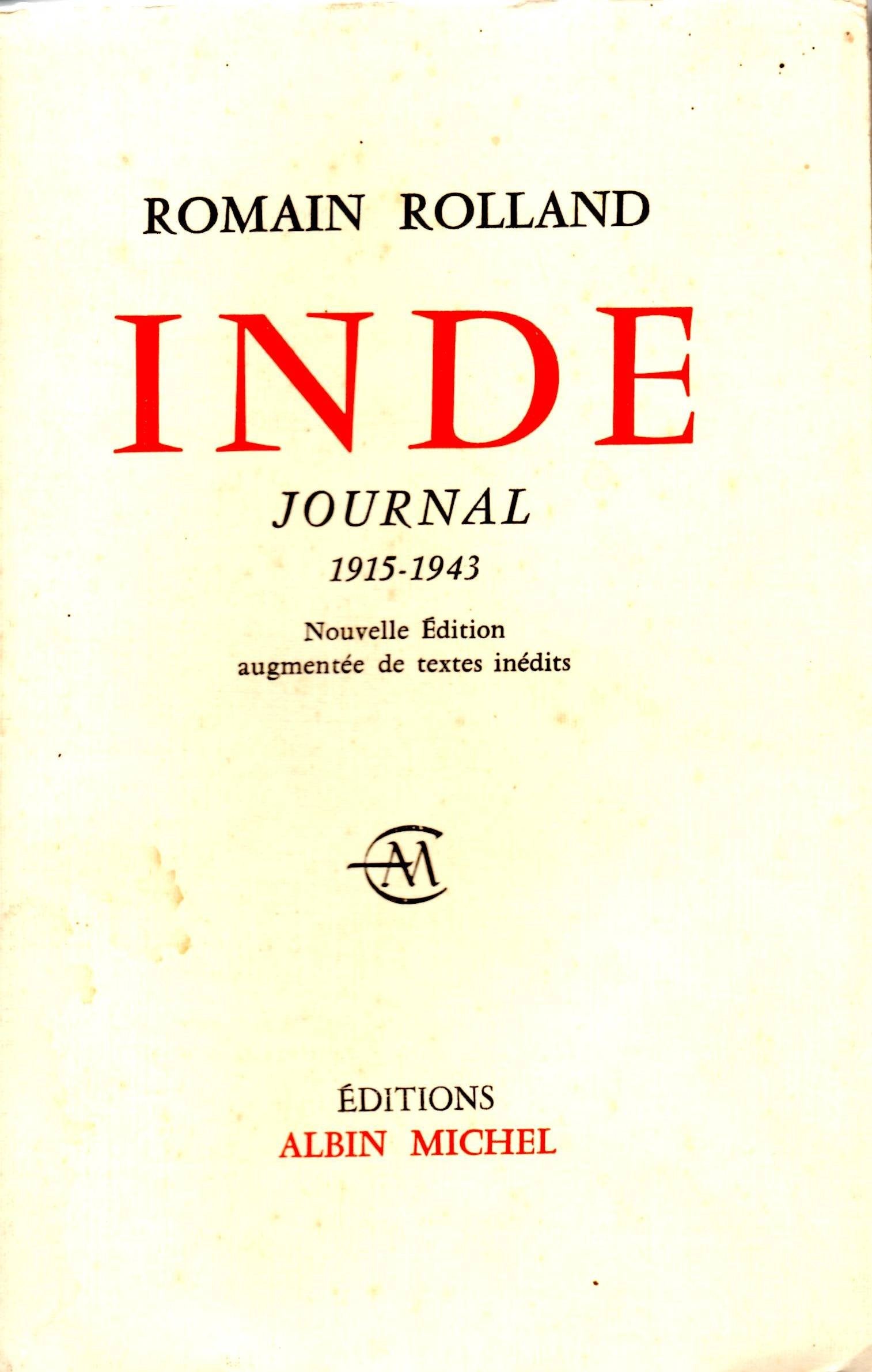 Inde : Journal, 1915-1943 9782226045300