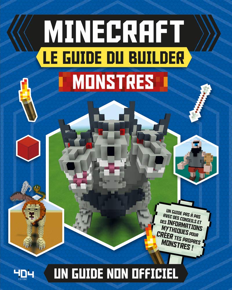 Minecraft : Le guide du builder - Monstres - Guide de jeux vidéo - Dès 8 ans 9791032403266