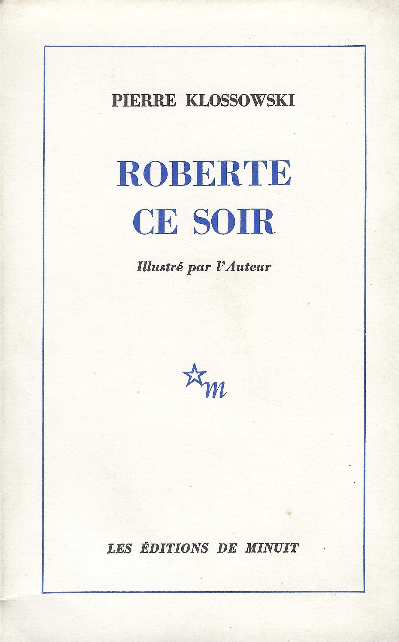 Roberte ce soir 9782707303424